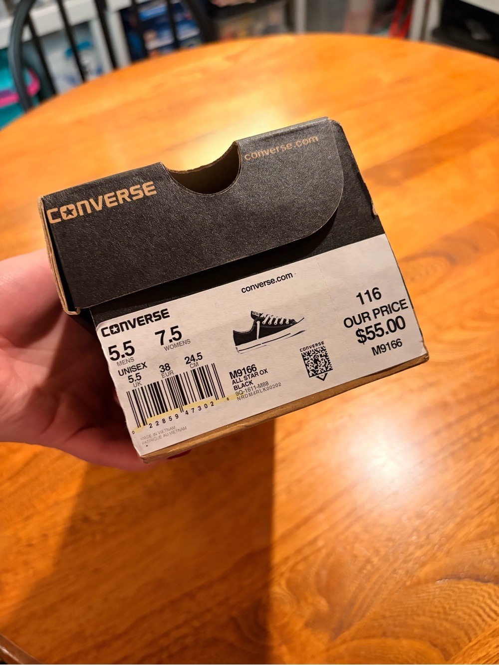 Black converse